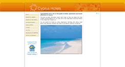 Desktop Screenshot of cyprushotels.com