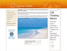 Tablet Screenshot of cyprushotels.com